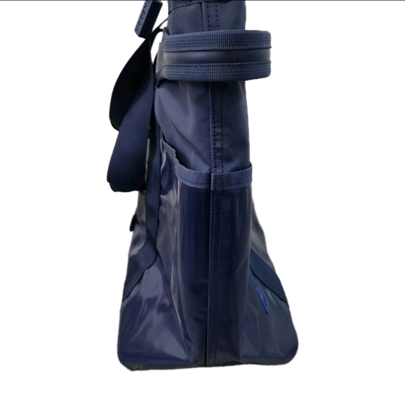 The Baboon Go-Tote Big  Midnight Blue Travel Tote with Astronaut Tiger Patch - Picture 12 of 16